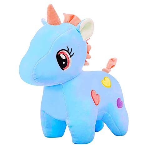 Buy TEDSTREE 25Cm Blue Unicorn Color Could be Dark in Real Skin ...