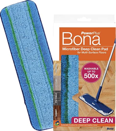 Microfiber Dusting Pad for Hardwood and Hard-Surface Floors - Bona Mop ...