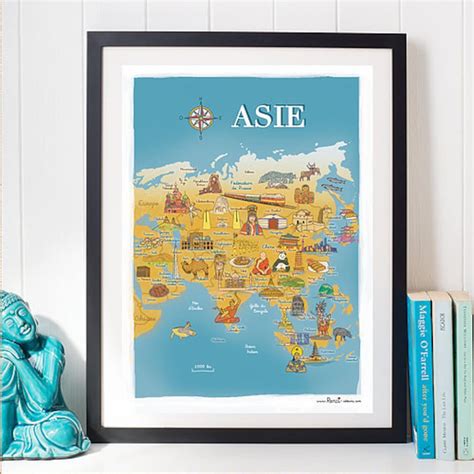 Asia Map Poster 的图像结果