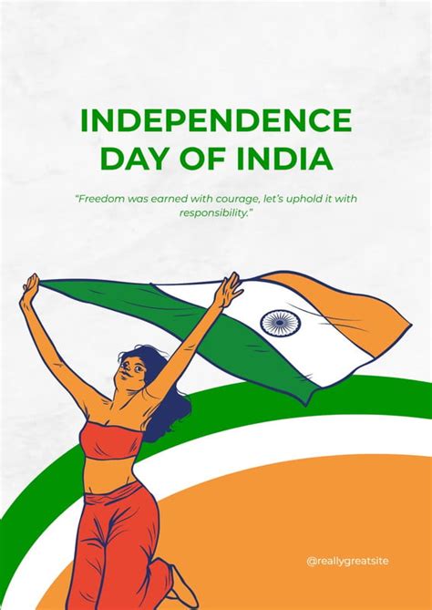 Free and Customizable India Independence Day Posters | Canva