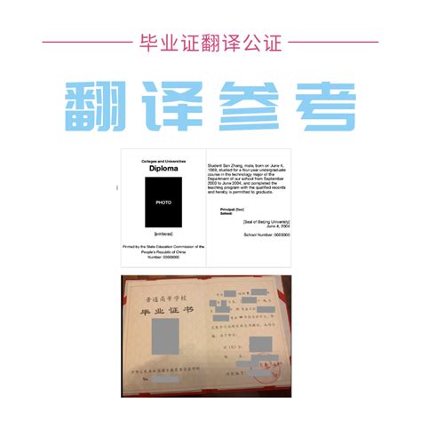 美国英语护照翻译件公证认证模板【中译翻译公司盖章标准】