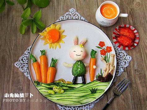 【小兔的胡萝卜儿童餐的做法步骤图】开心果子365_下厨房