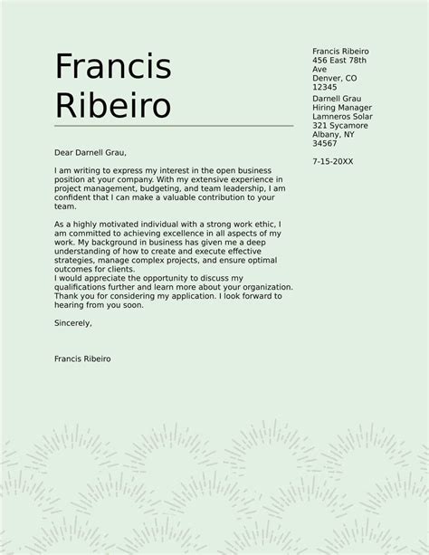 Business Letter 的图像结果