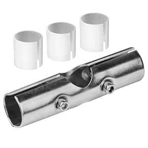 eoere 8 Sets 180 Degree Pipe Connector Clamp, Fits OD 1.000" Round Tube ...