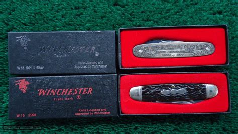 TWO WINCHESTER COLLECTIBLE FOLDING POCKET KNIVES