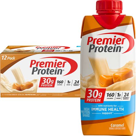 Premier Protein Shake, Chocolate, 30g Protein, 11 fl oz, 12 Ct ...