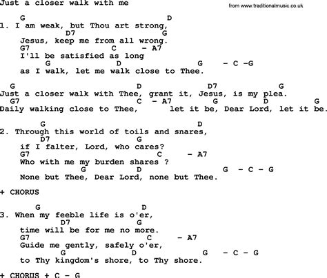 Loretta Lynn song: Just A Closer Walk With Me, lyrics and chords