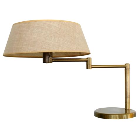 Swing Arm Table Lamp in Brass By Walter Von Nessen at 1stDibs | brass ...
