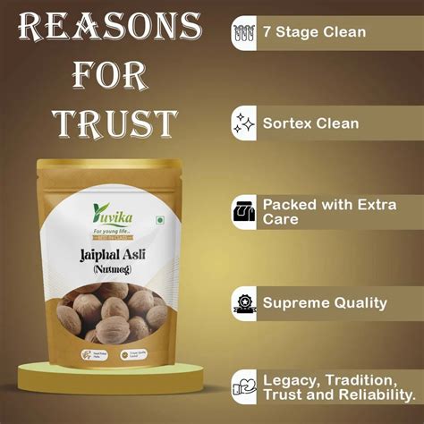 Jaiphal Asli - Jathikai - Myristica Fragrans - Nutmeg – Yuvika Herbs ...