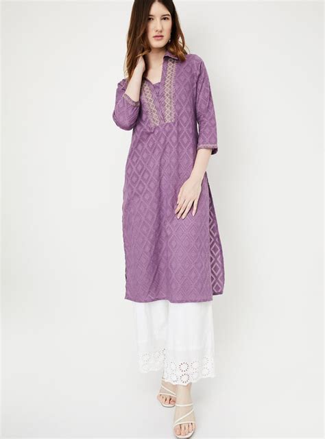 Buy Women Woven Straight Kurta Online at just Rs. 699.0 - 1000014147281 ...
