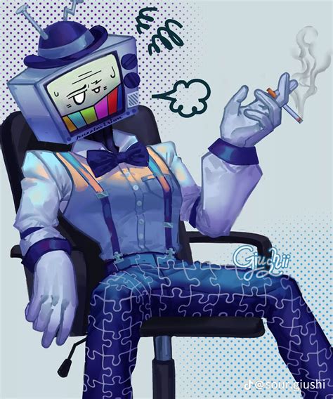 other mr.puzzles fanart ^^!! | Tigre de acuarela, Dibujos bonitos ...