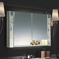 Bathroom Wall Mirror Cabinets by Led Mirror Cabinet W 2 Adjustable Shelves Single Door Bathroom Wall Mirror Cabinets
