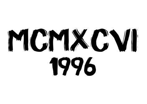17 MCMXCVI Tattoo Ideas: Timeless Roman Numerals