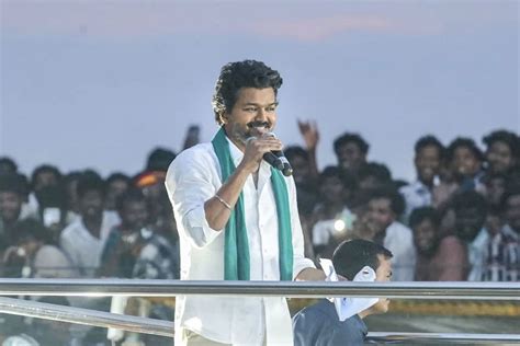 Vijay targets CM Stalin in his home turf of Tiruvarur, says goal to see ...