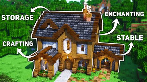 Image result for Minecraft Large Farm House Tutorial