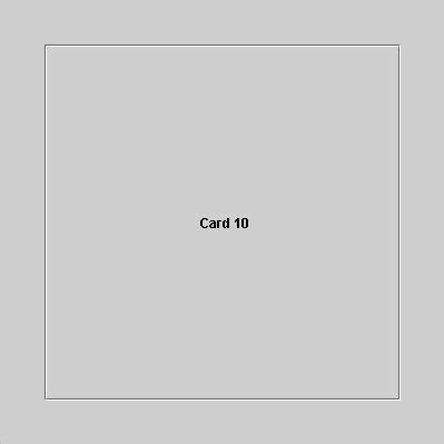 Card Layout in Java 的图像结果