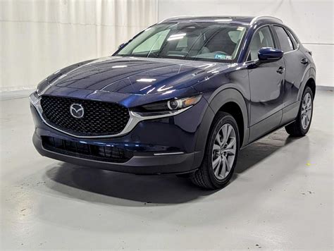 New 2024 Mazda CX-30 2.5 S Preferred Package in Deep Crystal Blue Mica | Greensburg, PA | #Z03087