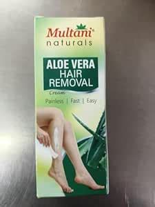 Multani Naturals Aloe Vera Hair Removal Cream| Gentle formula Enriched ...