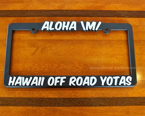 ハワイ Hawaii Offroad Yotas ライセンスプレートフレーム/ナンバーフレーム | US & Hawaii GOODS ...