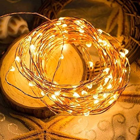 Buy Lexton Decorative Fairy Copper String Light | USB Plug in, 5 Meter ...