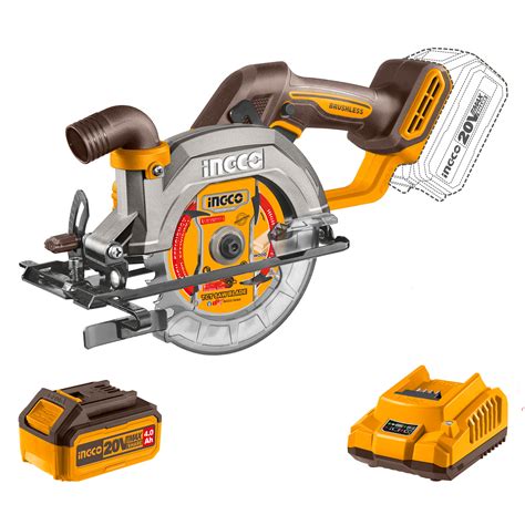 INGCO INGCO 140mm Cordless circular saw CSLI14021 | wood cutting ...