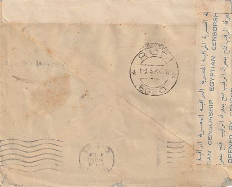 1940 CYPRUS - GREECE (AEGEAN Is. RHODES ..WW2 CENSORSHIP via EGYPT ...