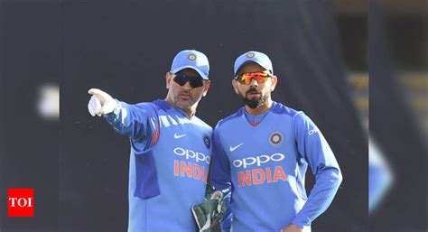 MS Dhoni: Virat Kohli has almost attained legendary status | Cricket ...