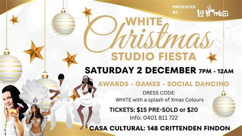 White Xmas Studio Fiesta, 148 Crittenden Rd, Findon SA 5023, Australia ...