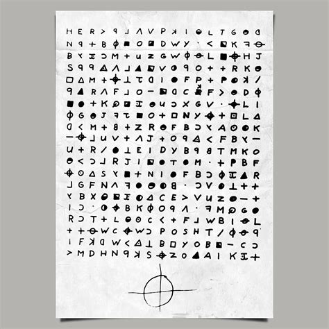 Zodiac Killer, Cipher, Serial Killer Art Print A4 Size - Etsy