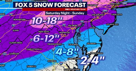 DMV winter storm: Snow, ice expected to slam region on Sunday before ...