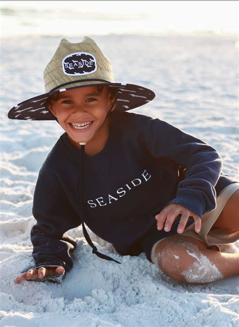 Navy Youth Seaside Sweatshirt – The Seaside Style