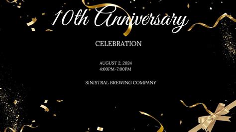 Humbrecht Law 10 Year Anniversary Party!, Sinistral Brewing Company ...