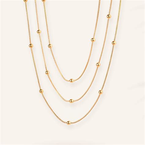 Stella Grace Layered Gold Necklace | Mesmerize