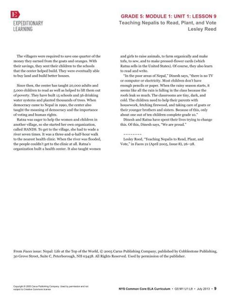 Image result for Grade 5 Module 1 Lesson 8