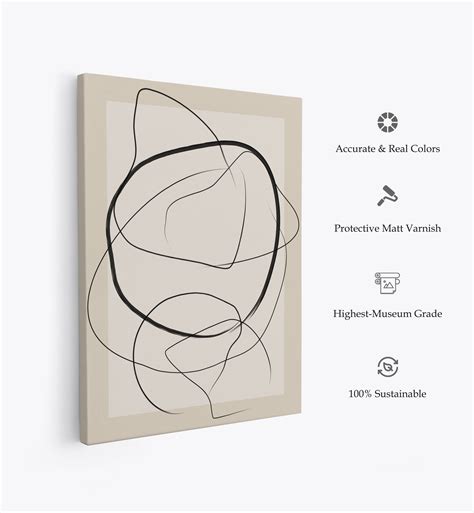 Buy Soft Abstract Lines Art II Wall Art Online at Best Price – Dessine Art