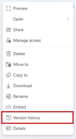 Image result for Excel Version History Restore