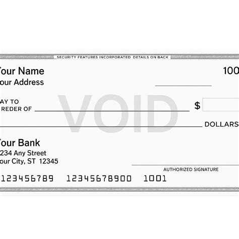 27+ Free Printable Voided Check Templates [PDF, Word]