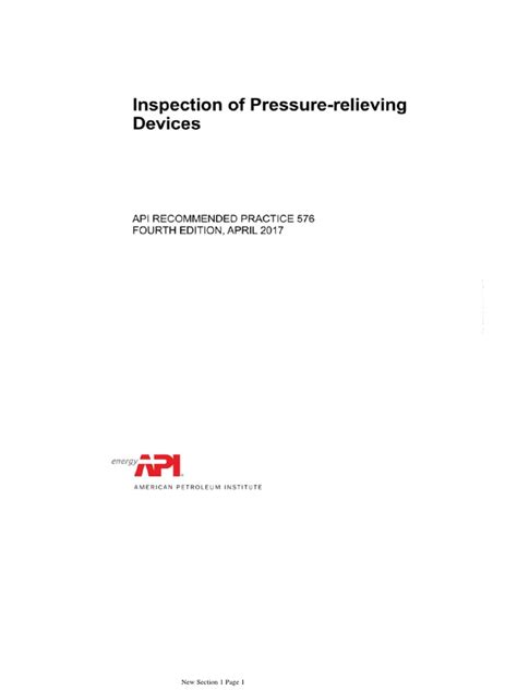 Image result for API 576 Latest Edition