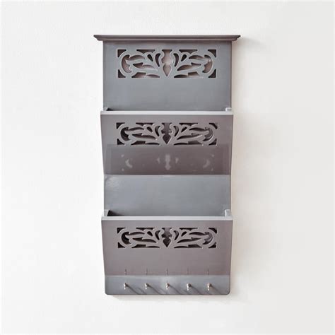 Buy Kylie Letter and Key Holder - Grey from Home Centre at just INR 899.0