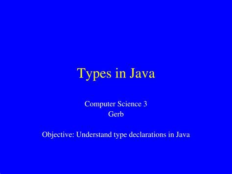 Image result for Types of Java PPT