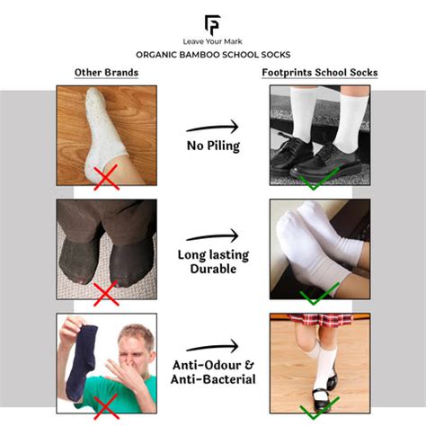Kids Organic Cotton School Socks - Unisex - Calf length- Pack of 3 (Bl ...