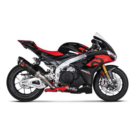 Akrapovic Carbon Racing Slip-On Silencer For Aprilia Rsv4 2021-2022 ...