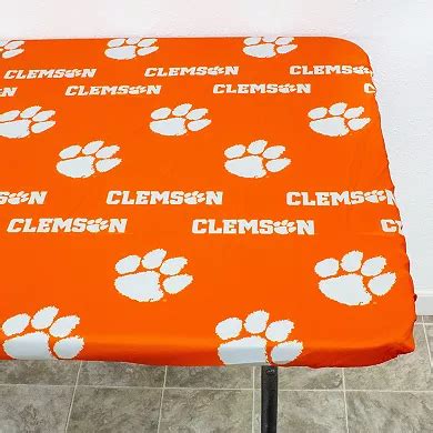 NCAA Clemson Tigers Tailgate Fitted Tablecloth, 72" x 30"