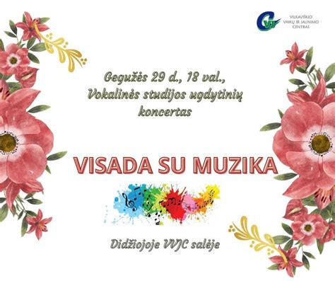 Koncertas „Visada su muzika“, Vytauto g. 26, 70125, Vilkaviskis, 29 May ...