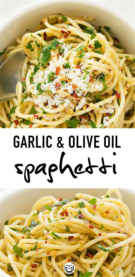 SPAGHETTI WITH GARLIC AND OLIVE OIL | Recipe | Recipes, Yummy pasta ...