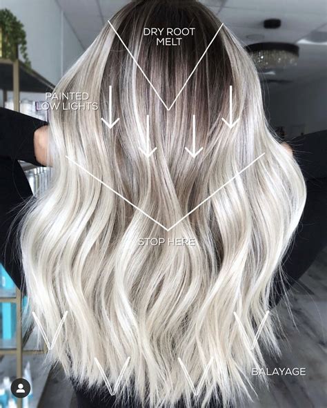 Pin on Hair & Beauty | Blonde hair with roots, Icy blonde hair, Dark ...