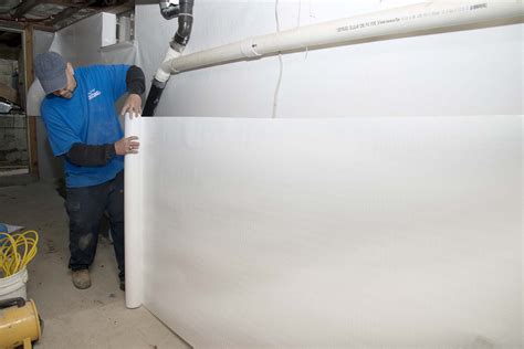 Basement Wall Vapor Barrier Installation Near Greenville, Durham ...