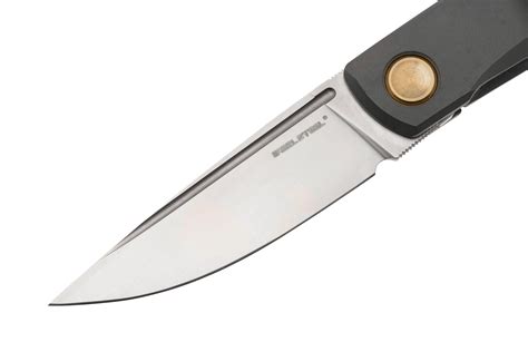 Real Steel Luna Boost 7071, Böhler N690, Titanium Framelock, pocket knife, Poltergeist design ...