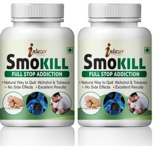 inlazer Smokill Natural Capsule Helps with Removing Tar & Mucus from ...