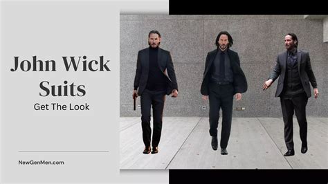 The John Wick Suit: How To Get The Look - New Gen Men